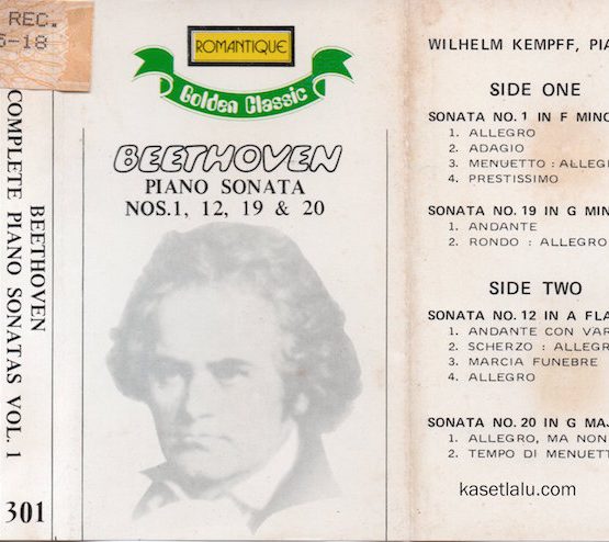 ROMANTIQUE GOLDEN CLASSIC 301 - BEETHOVEN COMPLETE PIANO SONATAS VOL. 1