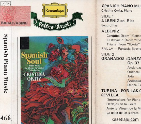 ROMANTIQUE GOLDEN CLASSIC 466 - SPANISH PIANO MUSIC