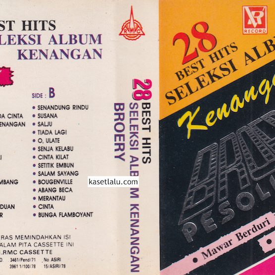 BROERY PESOLIMA - 28 BEST HITS SELEKSI ALBUM KENANGAN