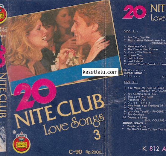 KING'S K 812 AED - 20 NITE CLUB LOVE SONGS 3