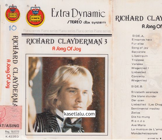 KING'S K 422 ED - RICHARD CLAYDERMAN 3 A SONG OF JOY