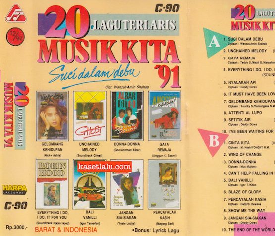20 LAGU TERLARIS MUSIK KITA '91 - SUCI DALAM DEBU