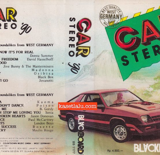 BLACKBOARD BB 1177 - CAR STEREO '90